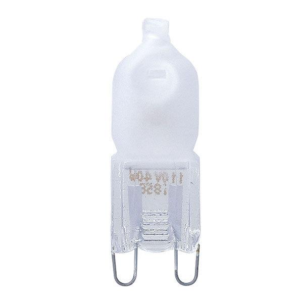 G-JD04H ピン口金ハロゲンJDタイプ G9 40W フロスト G-JD04H ELPA(エルパ・朝日電器)